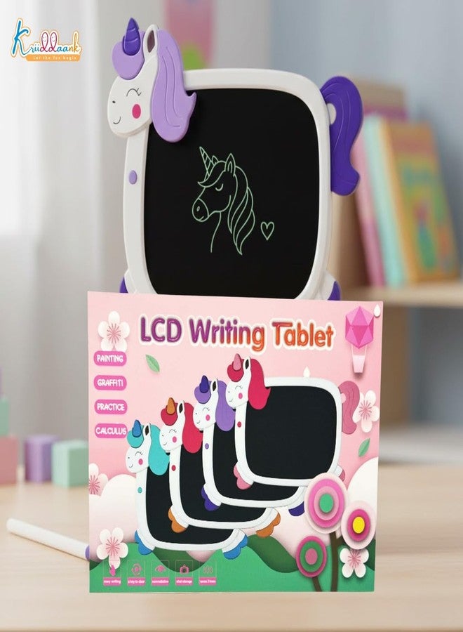 Kriiddaank Unicorn LCD Writing Magic Tablet 8.9 Inch, Electronic Drawing Pad for Kids, Preschool Early Education Toy, Toddler Travel Game for Boys & Girls, Birthday Gift for 3 4 5 6 7 8 9 Year - Image 2